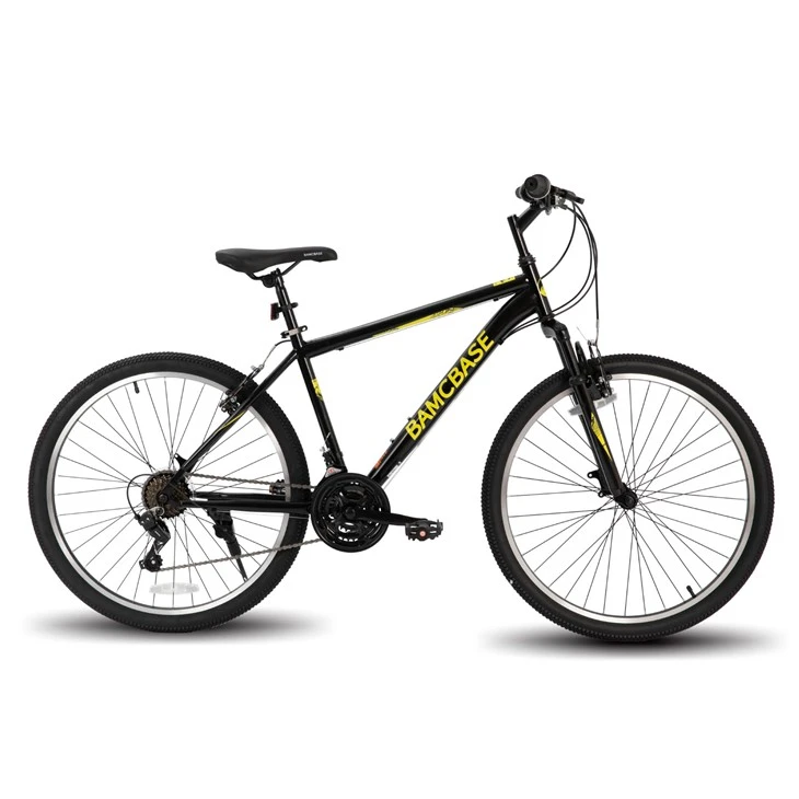 Joykie jó minőségű 26 hüvelykes 27,5 hüvelykes 29 hüvelykes acélkeret hegyi kerékpár MTB 21 Speed ​​Mountain Bicycle v Fék felnőtt számára