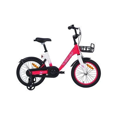 Új stílusú egyedi gyermekgyermekek kerékpárok Joystar 16 "Gyerekkerékpár edzőkerekekkel és első kosárral